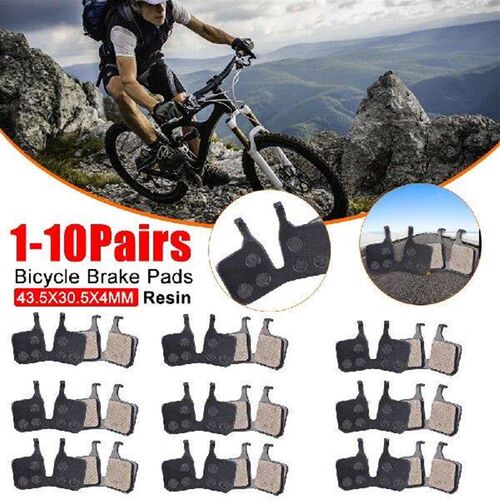 1-10pairs Bike Disc Brake Plate Pad Resin Hydraulic Brake