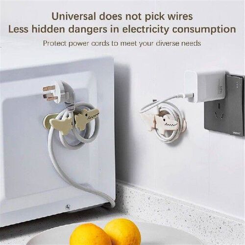 1Pcs Cord Wrapper Organizer Clip Cable Crocodile Shape