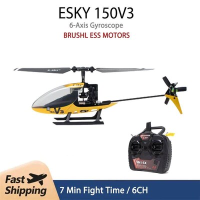 Esky 150v3 Remote Control Helicopter Model Childrens Toy Tu