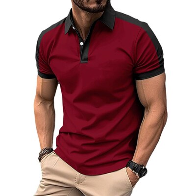 Mens Casual Shirt Fashion Lapel Button Business lor Matchin