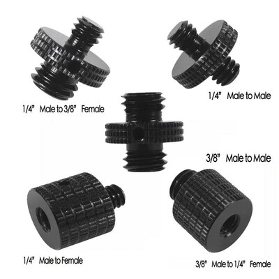 1x Reinforceda Conversion Screw Adapter 1/4 to 3/8 M4 M5 M6