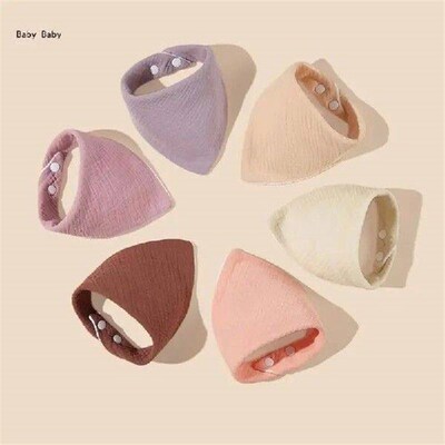 Practical Baby Towel Newborns Bibs Comfortable Crepe Cloth