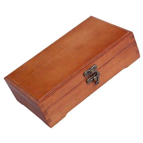 Stationery Holder Container Wooden Pencil Case Pine Storage