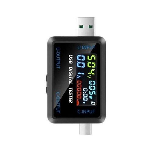 USB/USB C Tester Multimeter Digital 4.5-36V 0-5A Power