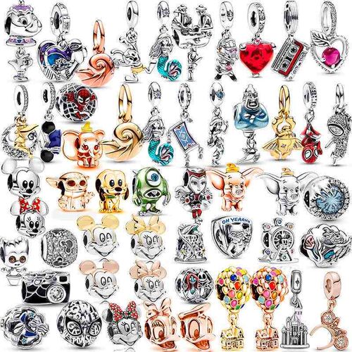 Spiderman Alloy Pendant Cartoon Pooh Marvel Groot Charm Bead