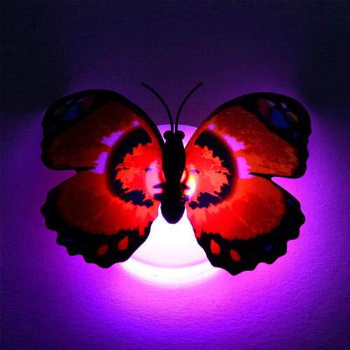 Glowing Butterfly Night Light LED Multicolor Glowing Butterf