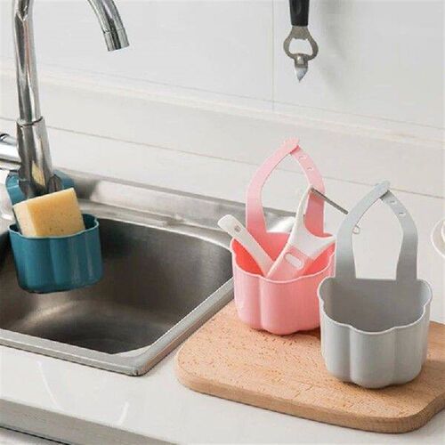 Kitchen Sink Drain Rack Hanging Soap Sponge Holder Shelf