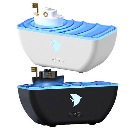 300ml Ship Shaped Essential Oil Diffuser Auto-Off Cool Mist
