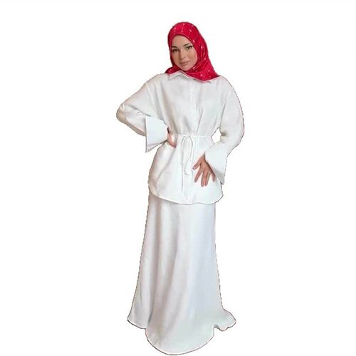 Mingnuan Noble Long Sleeve Top Long Skirt Set for