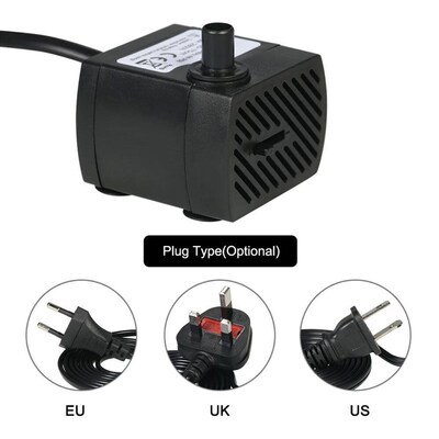 280L/H 4W Submersible Water Pump for Aquarium Tabletop Fount