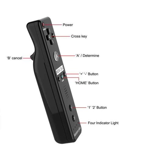2 in 1 For Nintendo Wii Controller Set Optional Motion Plus