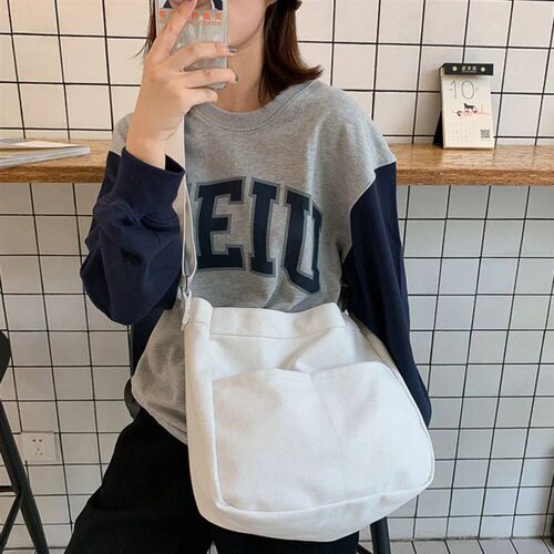 Simple Women Casual Large Capacity Students Shopper Shoulder