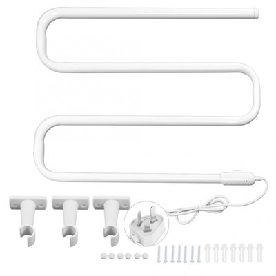 S Shape Drying Towel Rack Bathroom Clothes Dryer Racks Wall