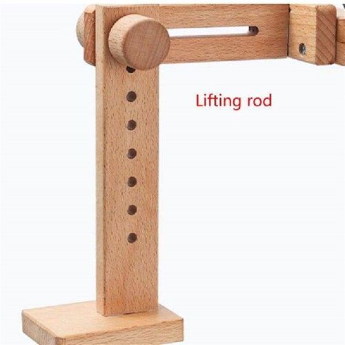 Adjustable Embroidery Hoop Stand, Desktop Wooden Embroidery