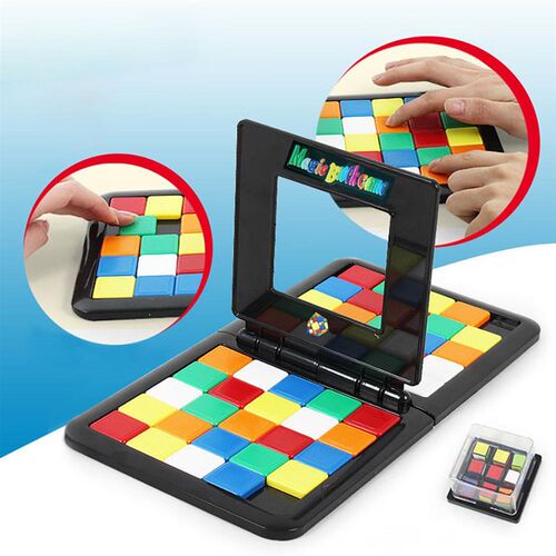 Color Battle Square Race Game Parent-Child Square Desktop Ki