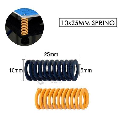 5PCS 3D Printer Parts Spring Heated Bed 10*25MM Hot Plate 3D