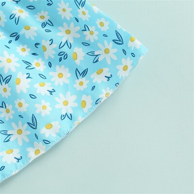 2022 0-6Y Cute Kids Girls Dress Summer Leopard/Butterfly/Sun