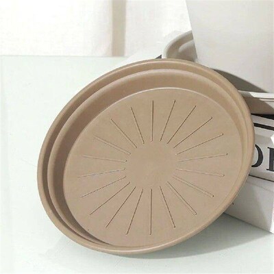 6 Pcs Heavy Duty Plastic Pot Round Plant Saucer Drip Trays