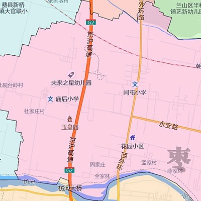 兰山区地图1.15临沂市高清折叠家用办公室书房装饰墙贴