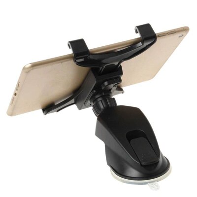 R53C Mini Tablet Holder Adjustable Car Dashboard Suction Cup