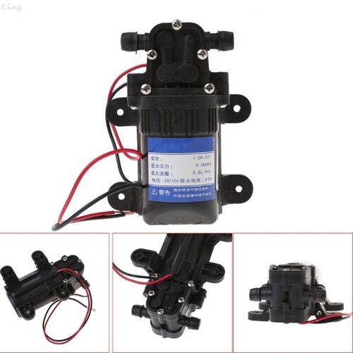 DC 12V 3.5L/Min 0.48MPa 70 PSI Diaphragm High Pressure Self