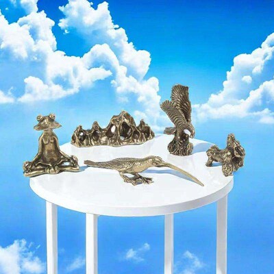 Copper Animal Sculpture Relaxed Atmosphere High Quality