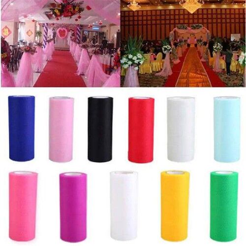 5. Dacron 15cm Wedding Tulle Mesh Spool Wedding Decor Table