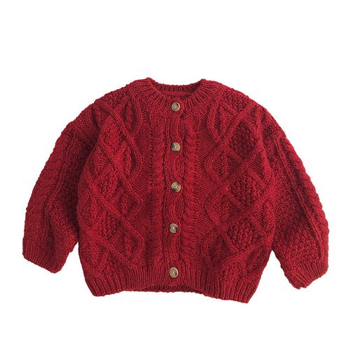Ch Love This Red ~ Korean New Year Childrens Sweater Christ