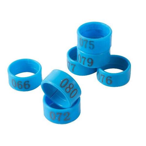 Chicken foot ring with numbers 001~100 Inner Diameter