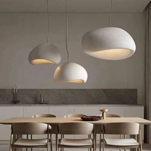 Nordic Minimalist Wabi-Sabi E27 LED Pendant Lights Modern Ce