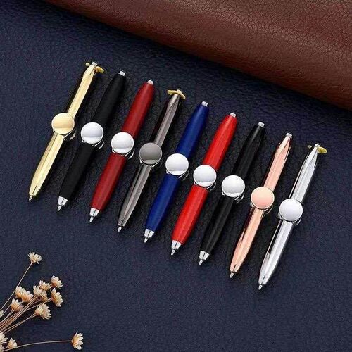 Fdget Spnner Pen Fun Creatve Mult-Functon LED Rotate De