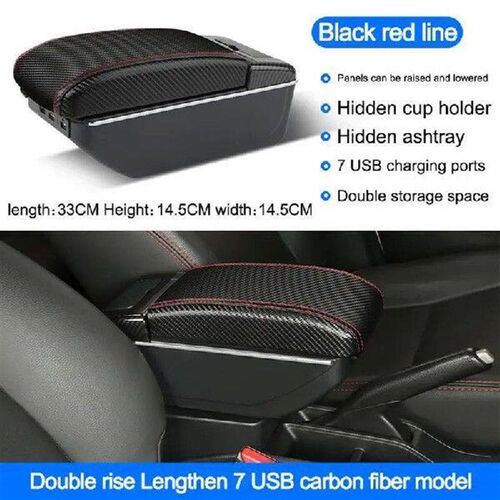 Car Center Console Organizer Box SUV Armrest Organizer