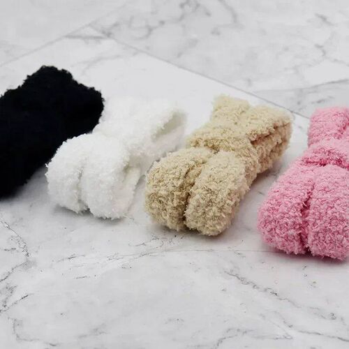 Fall Autumn Winter Fuzzy Shoelace Soft 15mm Big Fat Pluh Tow