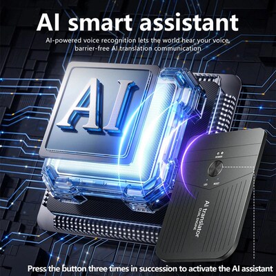 A18 Mini AI Translator Offline Simultaneous Interpretation E