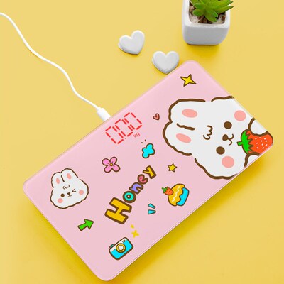 Portable Mini Cartoon Bathroom Scale Electronic Weight Scale
