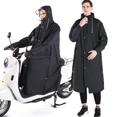 Zipper Cycling Eva Adult Edged Raincoat Men And Women Integr