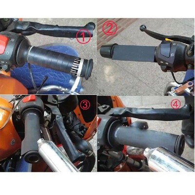 2pcs Motorcycle Heated Hand Grips Universal  Handlebar Hand