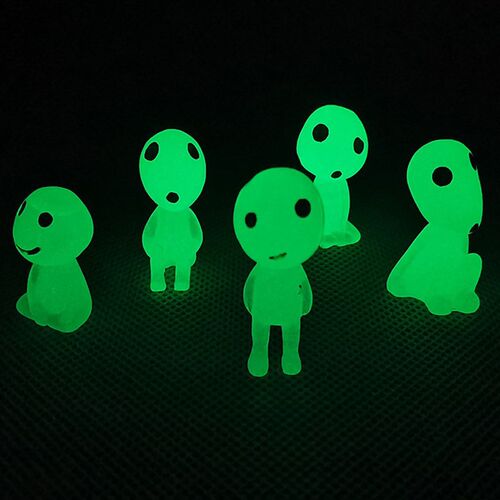 5/10Pcs Luminous Tree Elves Spirit Princess Mononoke Micro L