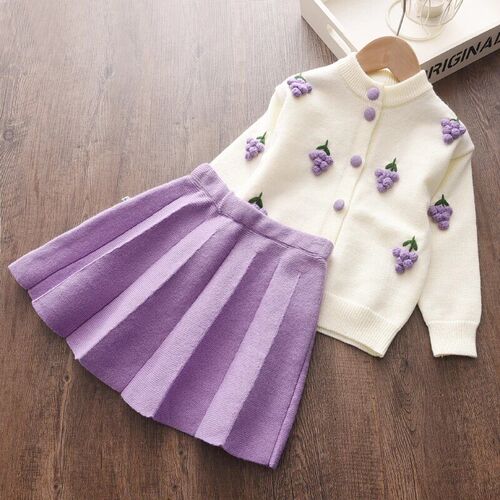 Melario Girls Clothing Sets Winter Children Clothes Knited S