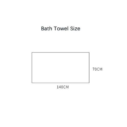 High Quality Coral Fleece Bath Towel Thickened Durable