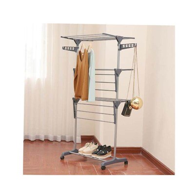 clothes drying rack folding garment dryer hanger 多层晾衣架
