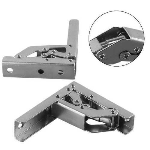 2PCS Self-Locking Folding Hinge Table Leg Bracket 90/180
