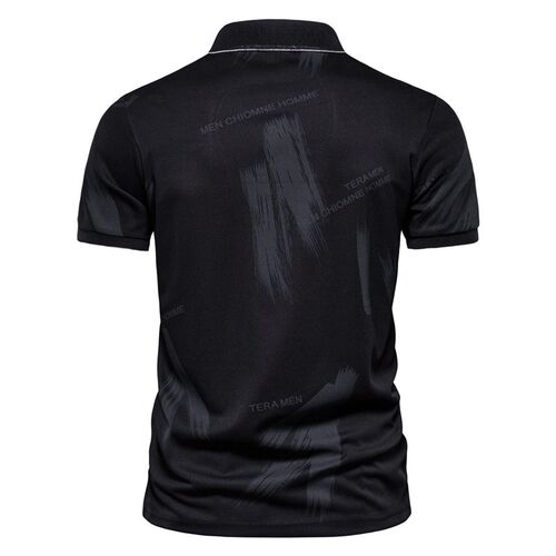 2025 European Mens Short-sleeved Shirt Fashion Printed Casu