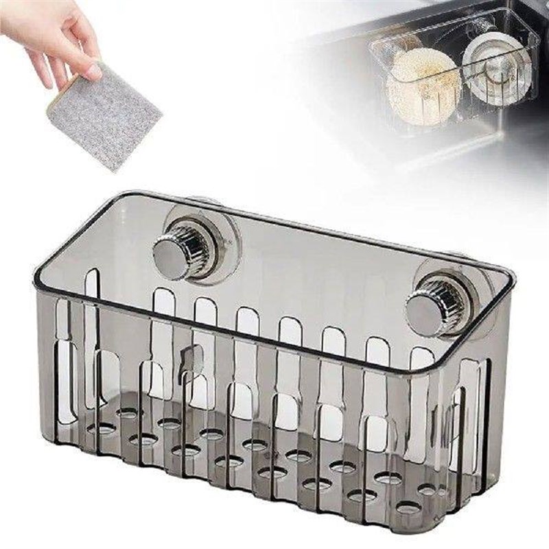 Rotating Sink Drain Racks Wall Mounted Convenient Bathroom - 实物图