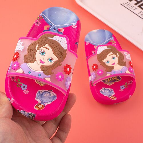 Childrens Slippers Summer Baby Boy Antiskid Captain USA Car
