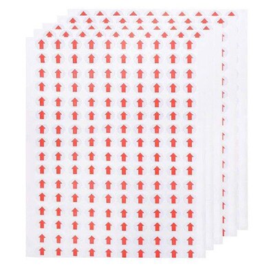 60 Sheets Rework Label Stickers Indicating Arrow Labels