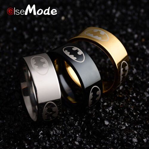 ELSEMODE 1 PC Boys Men Black Super Hero Batman Symbol Titan