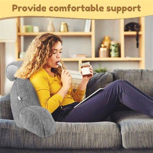Triangular Reading Pillow Dormitory Bed Cushion Office