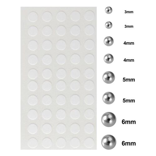 Sticker Fake Belly Eyebrow Lip Piercing Stud Non Piercied Ea