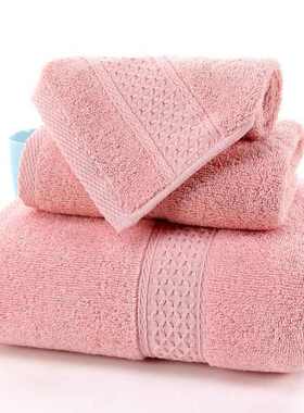 3pcs Cotton high quality thick soft bath towel face towels